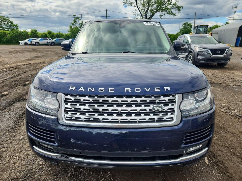 2015 Land rover RANGE ROVER VIN SALGS2VF8FA217888 COPART salvage auction — MINOR DENT/SCRATCHES, Qc - Gravement Accidente, sold $4,450 on 2026-07-07 (photo 5)
