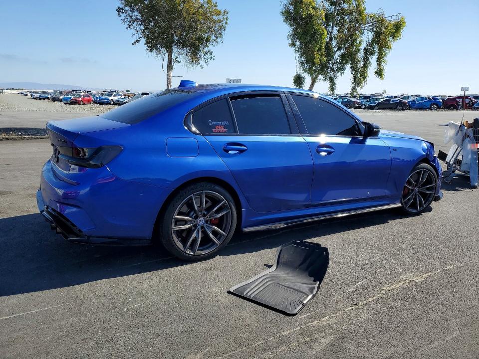 2022 BMW VIN WBA5U9C09NFL70780 COPART salvage auction — FRONT END, Ca - Salvage Certificate, sold $6,500 on 2026-07-27 (photo 3)