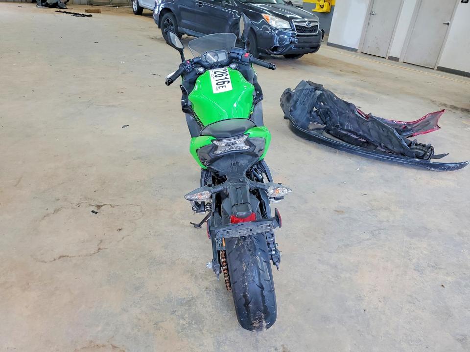 2018 Kawasaki Ex VIN JKAEXEK17JDA23996 COPART salvage auction — FRONT END, Nc - Salvage Certificate Of Title, sold $1,200 on 2026-07-30 (photo 4)