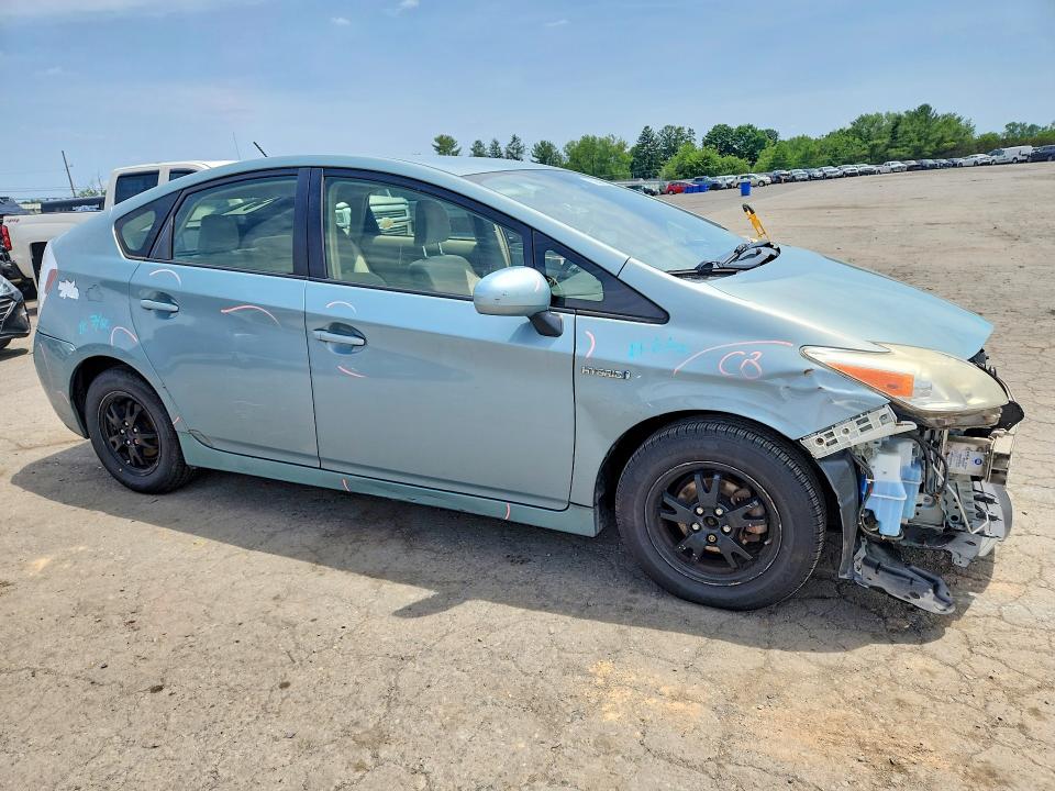 2013 Toyota Prius VIN JTDKN3DU3D5700712 COPART salvage auction — FRONT END, Pa - Certificate Of Salvage, sold $1,600 on 2026-07-14 (photo 4)
