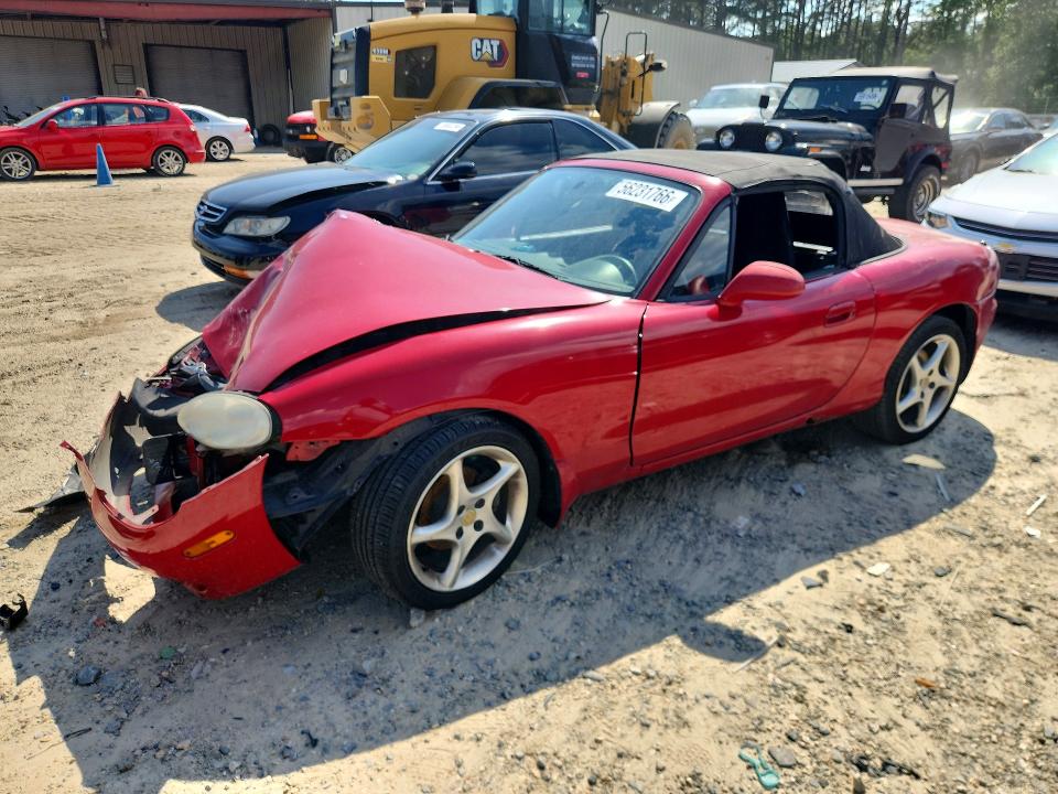 2003 Mazda Mx-5 miata VIN JM1NB353030304423 COPART salvage auction — FRONT END, MD - CERT OF SALVAGE > 75% DAMAGE (P), sold $400 on 2026-07-28 (photo 1)