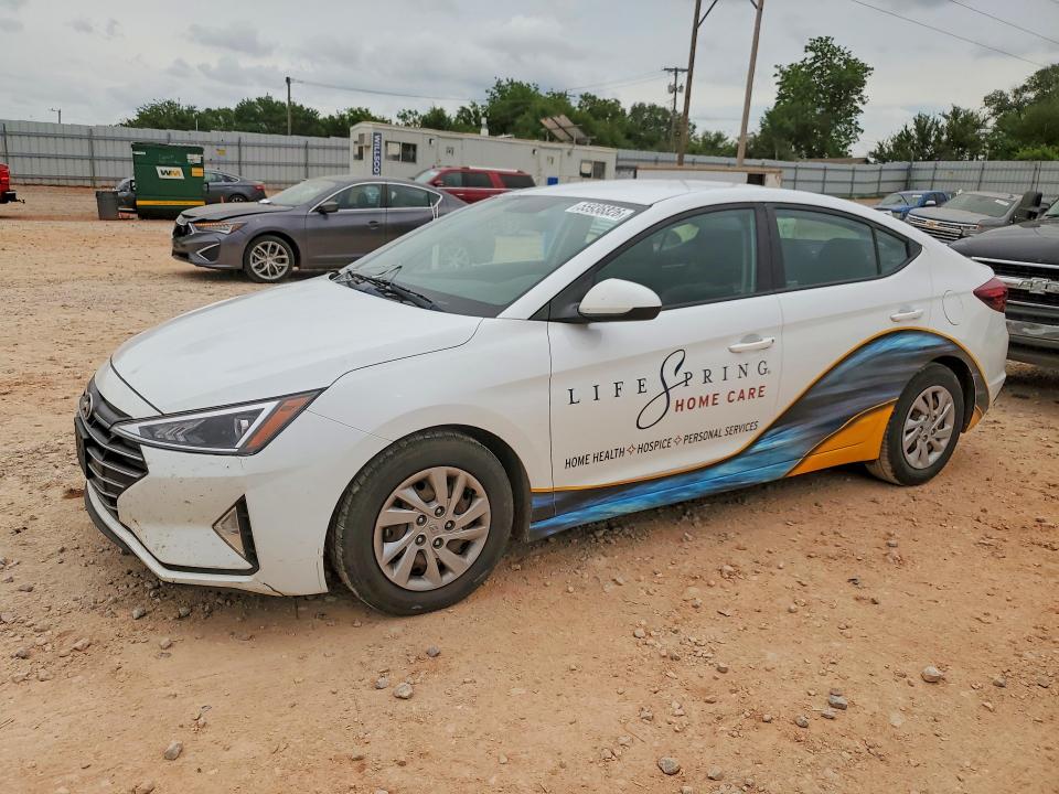 2019 Hyundai Elantra VIN 5NPD74LF7KH436886 COPART salvage auction — FRONT END, OK - CERT OF TITLE-SALVAGE, sold $1,950 on 2026-07-02 (photo 1)