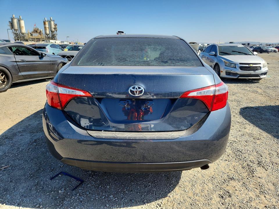 2016 Toyota VIN 5YFBURHEXGP439403 COPART salvage auction — FRONT END, Ca - Salvage Certificate, sold $3,100 on 2026-07-31 (photo 6)