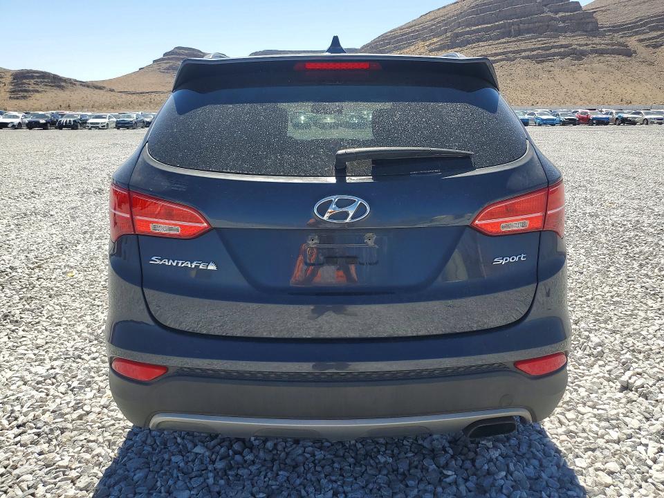 2013 Hyundai Santa fe VIN 5XYZU3LB6DG043462 COPART salvage auction — FRONT END, Nv - Salvage Title, sold $2,100 on 2026-07-20 (photo 6)