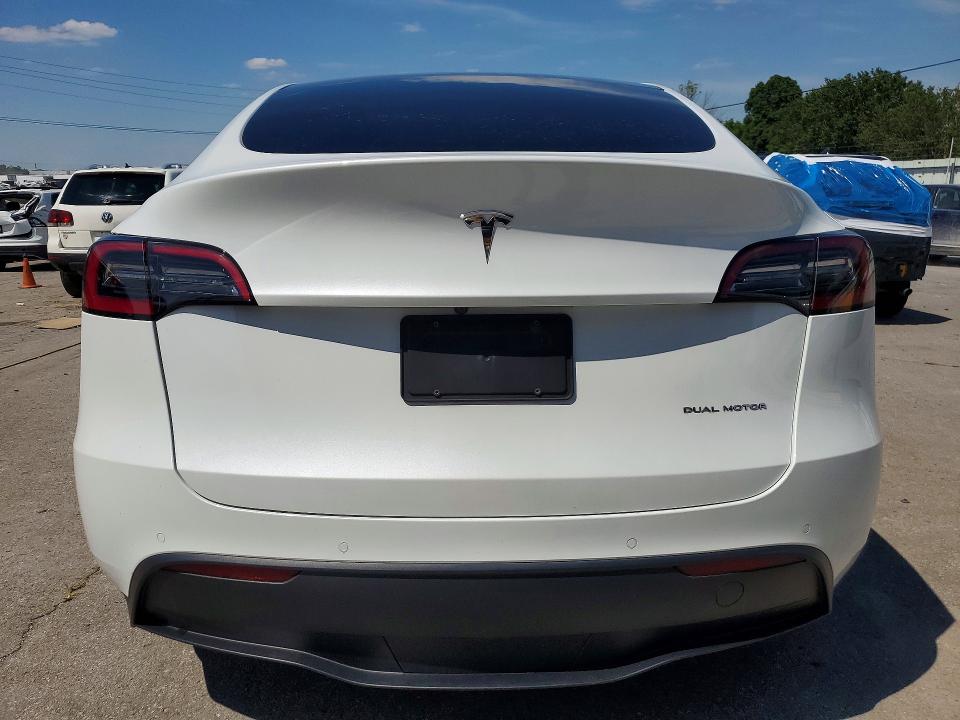 2021 Tesla VIN 5YJYGAEEXMF298637 COPART salvage auction — FRONT END, TN - SALVAGE CERTIFICATE, sold $10,500 on 2026-07-27 (photo 6)