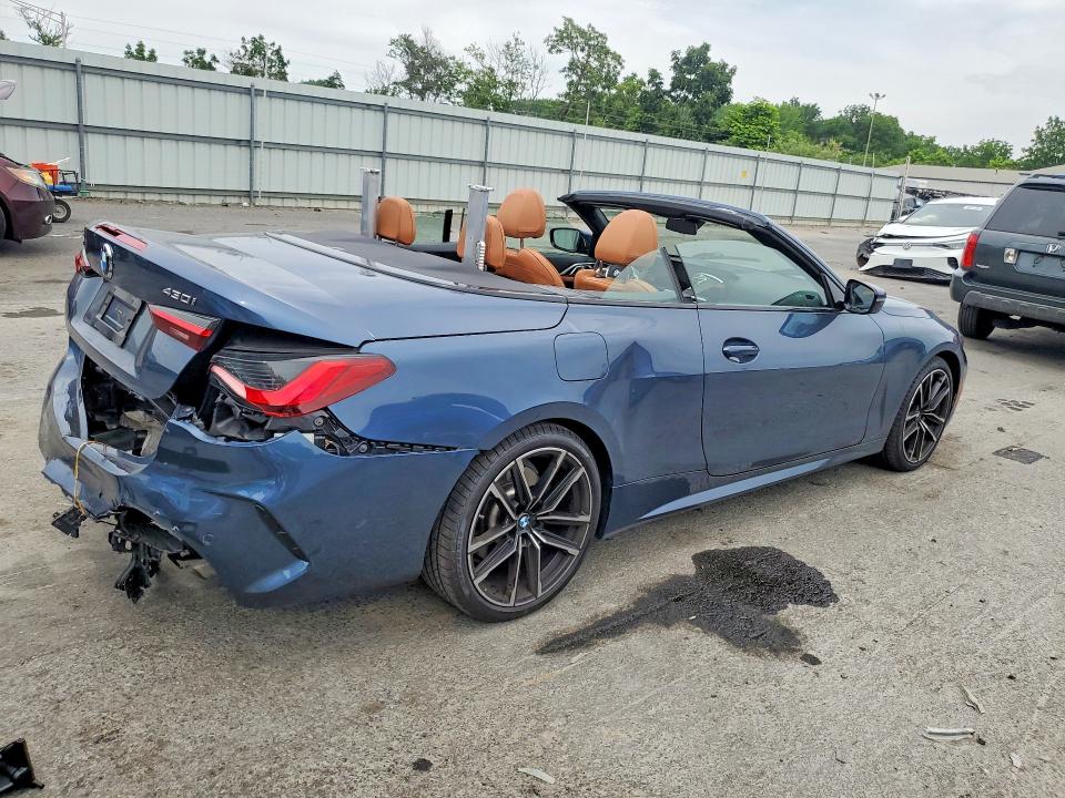 2024 BMW 4er VIN WBA43AT05RCR28888 COPART salvage auction — REAR END, Nj - Cert Of Title-Salvage, sold $16,700 on 2026-08-27 (photo 3)
