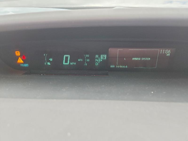 2010 Toyota Prius VIN JTDKN3DU0A0080667 COPART salvage auction — FRONT END, Fl - Cert Of Ttl-Rebuilt&Slvg Rbld, sold $1,300 on 2026-07-06 (photo 9)