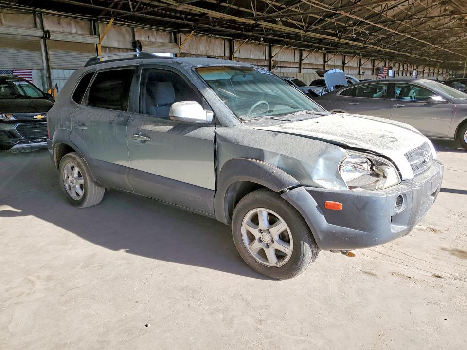 2005 Hyundai Tucson VIN KM8JN72D45U111158 COPART salvage auction — FRONT END, Az - Certificate Of Title, sold $475 on 2026-07-27 (photo 4)
