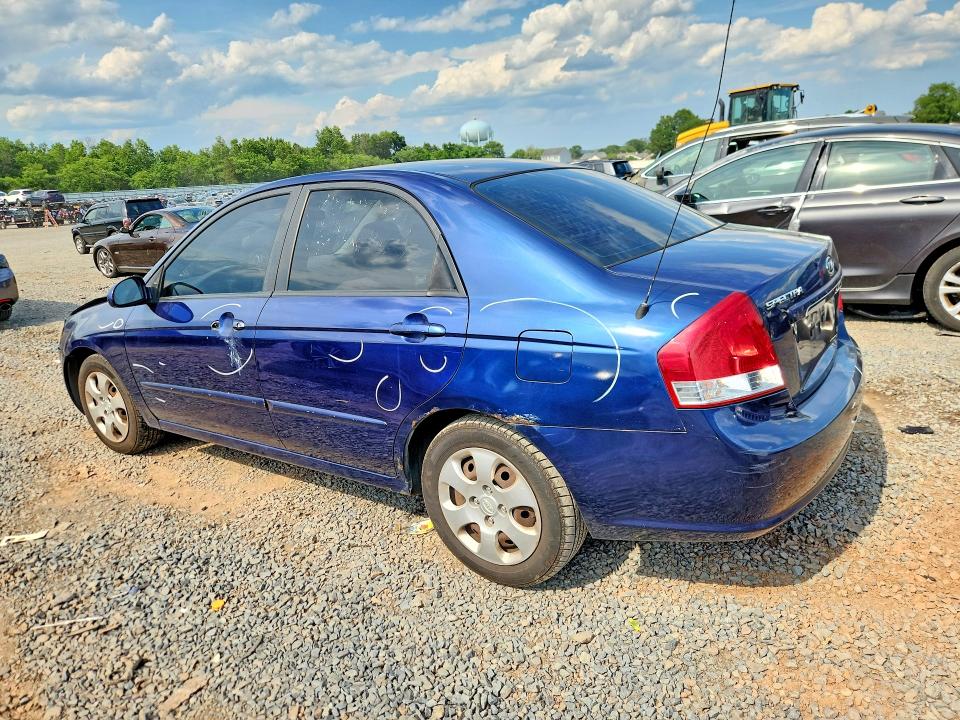 2009 Kia Spectra VIN KNAFE222695637817 COPART salvage auction — FRONT END, Nj - Cert Of Title-Salvage, sold $375 on 2026-07-07 (photo 2)