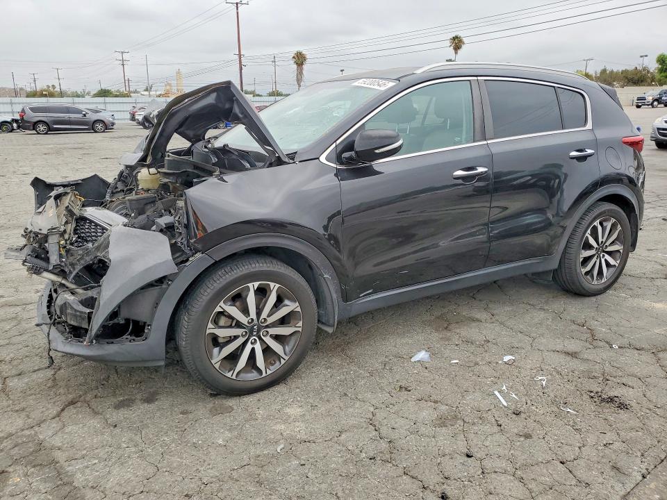 2019 Kia Sportage VIN KNDPN3ACXK7588106 COPART salvage auction — FRONT END, Salvage Title, sold $1,200 on 2026-07-27 (photo 1)
