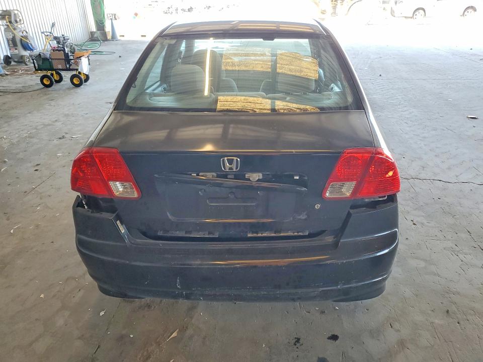 2004 Honda Civic VIN 2HGES16674H540742 COPART salvage auction — FRONT END, Ca - Salvage Certificate, sold $775 on 2026-07-02 (photo 6)