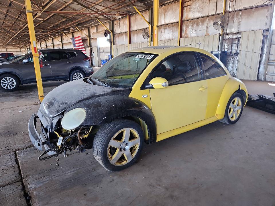 2002 Volkswagen Beetle VIN 3VWCD21C12M450016 COPART salvage auction — FRONT END, Az - Certificate Of Title, sold $475 on 2026-07-29 (photo 1)