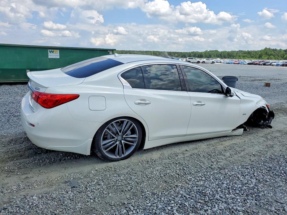 2016 Infiniti VIN JN1EV7APXGM306530 COPART salvage auction — FRONT END, Sc - Cert Of Title-Salvage, sold $2,650 on 2026-07-27 (photo 3)