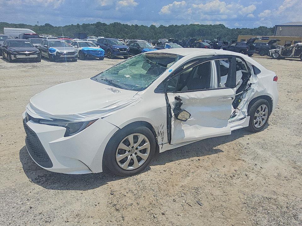 2022 Toyota Corolla VIN 5YFEPMAE9NP362408 COPART salvage auction — SIDE, Ga - Bill Of Sale - Parts Only, sold $3,050 on 2026-07-06 (photo 1)