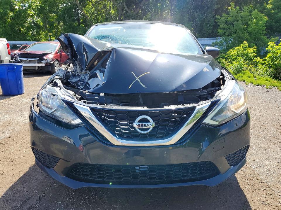 2016 Nissan Sentra VIN 3N1AB7AP2GL648135 COPART salvage auction — FRONT END, On - Permit Irrepairable, sold $575 on 2026-07-02 (photo 5)