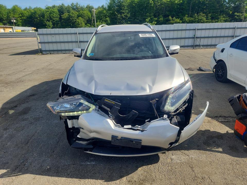 2016 Nissan Rogue VIN JN8AT2MV6GW144709 COPART salvage auction — FRONT END, Ri - Salvage Certificate Of Title, sold $800 on 2026-07-14 (photo 5)