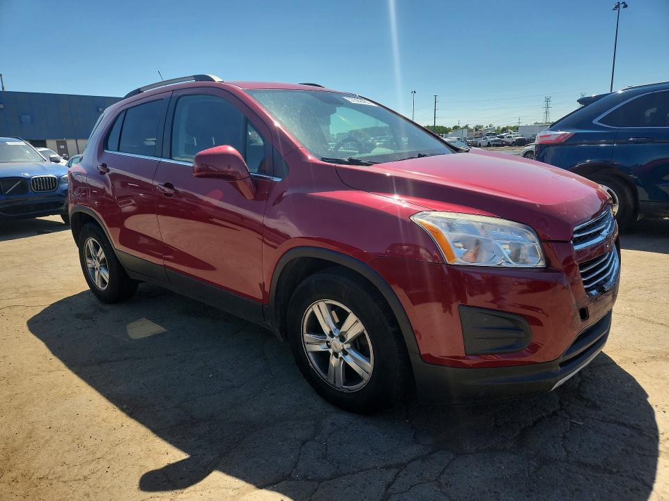 2015 Chevrolet Trax VIN KL7CJLSB5FB185814 COPART salvage auction — FRONT END, Oh - Cert Of Title-Salvage, sold $300 on 2026-07-14 (photo 4)