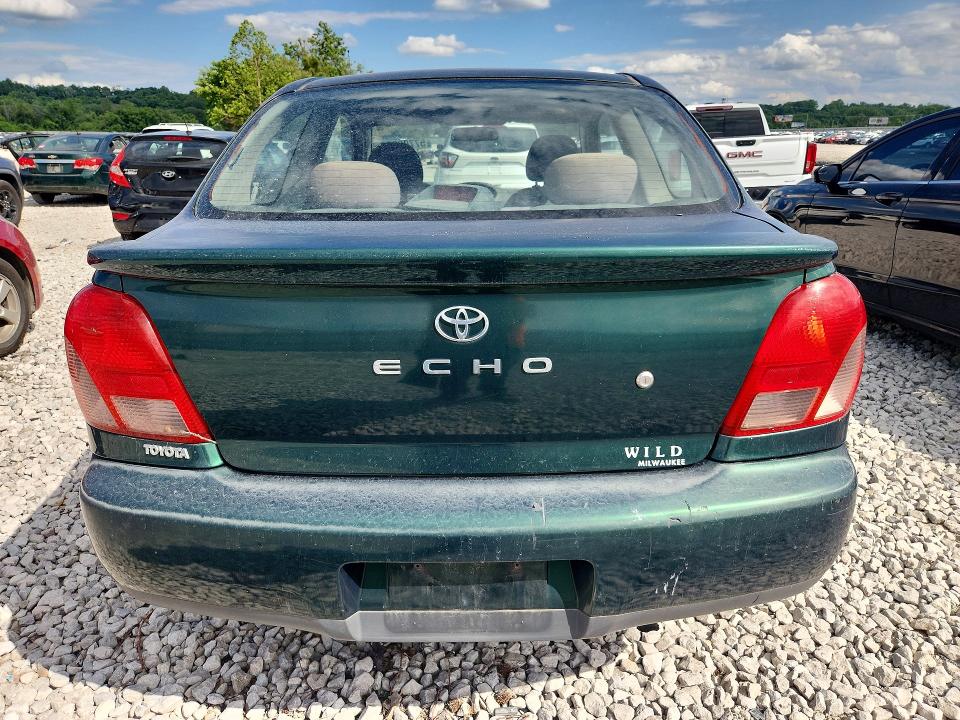 2001 Toyota Echo VIN JTDAT123510189965 COPART salvage auction — FRONT END, Mo - Duplicate Title, sold $200 on 2026-07-06 (photo 6)