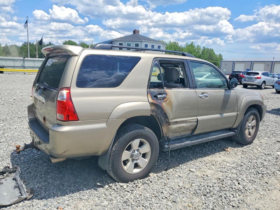 2007 Toyota 4runner VIN JTEZU14R278074960 COPART salvage auction — BURN, MA - CERT OF TITLE-RECONSTRCTD COLL, sold $2,000 on 2026-07-23 (photo 3)