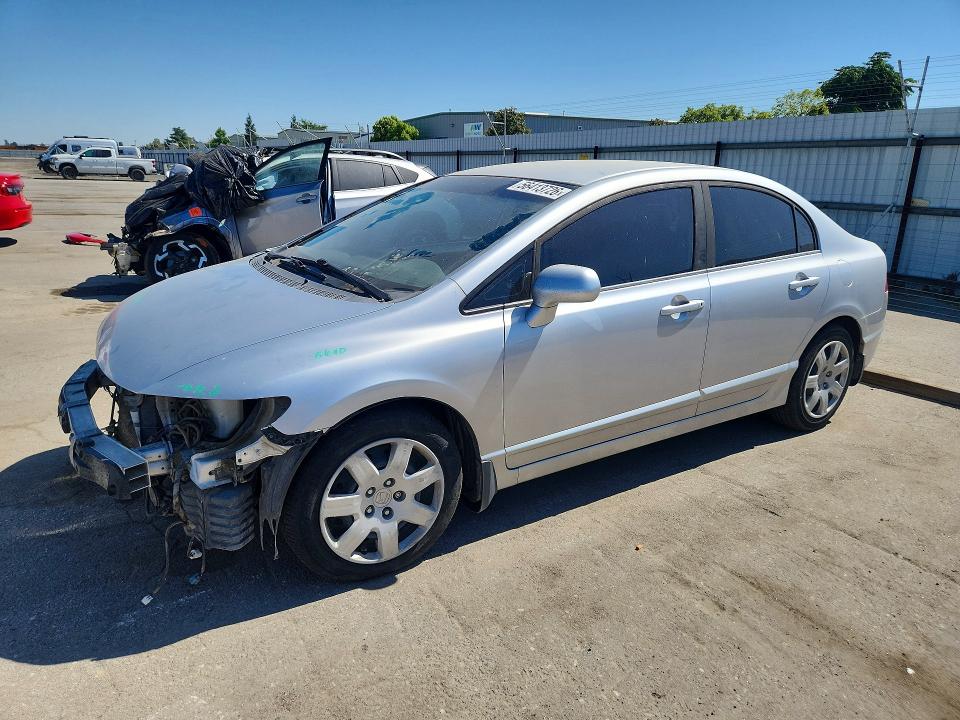 2010 Honda Civic VIN 19XFA1F5XAE078875 COPART salvage auction — FRONT END, Ca - Salvage Certificate, sold $425 on 2026-07-10 (photo 1)