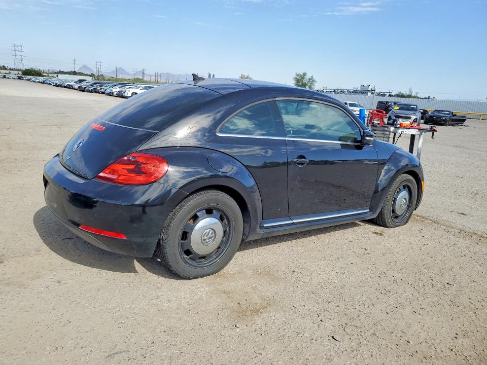 2013 Volkswagen Beetle VIN 3VWJL7AT5DM625927 COPART salvage auction — MECHANICAL, MT - CERTIFICATE OF TITLE, sold $350 on 2026-07-31 (photo 3)