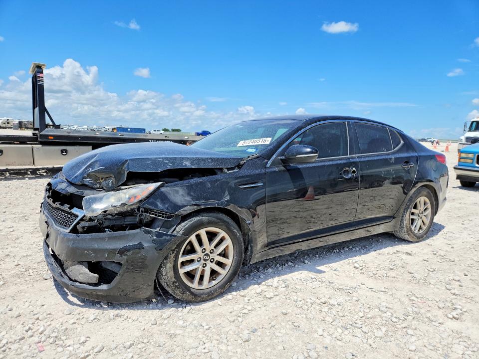 2011 Kia Optima VIN KNAGM4A7XB5123216 COPART salvage auction — FRONT END, TX - SALVAGE VEHICLE TITLE (P), sold $550 on 2026-07-09 (photo 1)