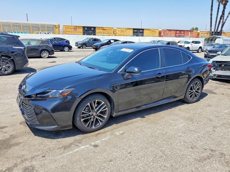 2025 Toyota Camry VIN 4T1DAACK9SU059623 COPART salvage auction — REAR END, Ca - Salvage Certificate, sold $13,700 on 2026-09-08 (photo 1)