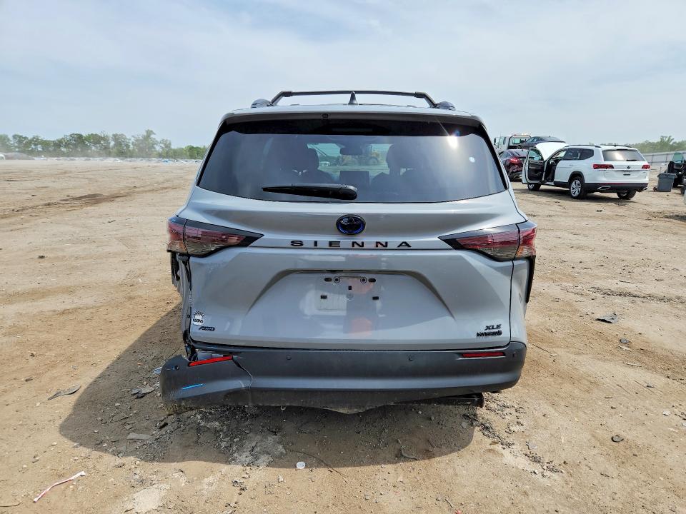 2024 Toyota Sienna VIN 5TDCSKFCXRS150096 COPART salvage auction — REAR END, Va - Cert Of Title - Salvage, sold $16,500 on 2026-07-29 (photo 6)
