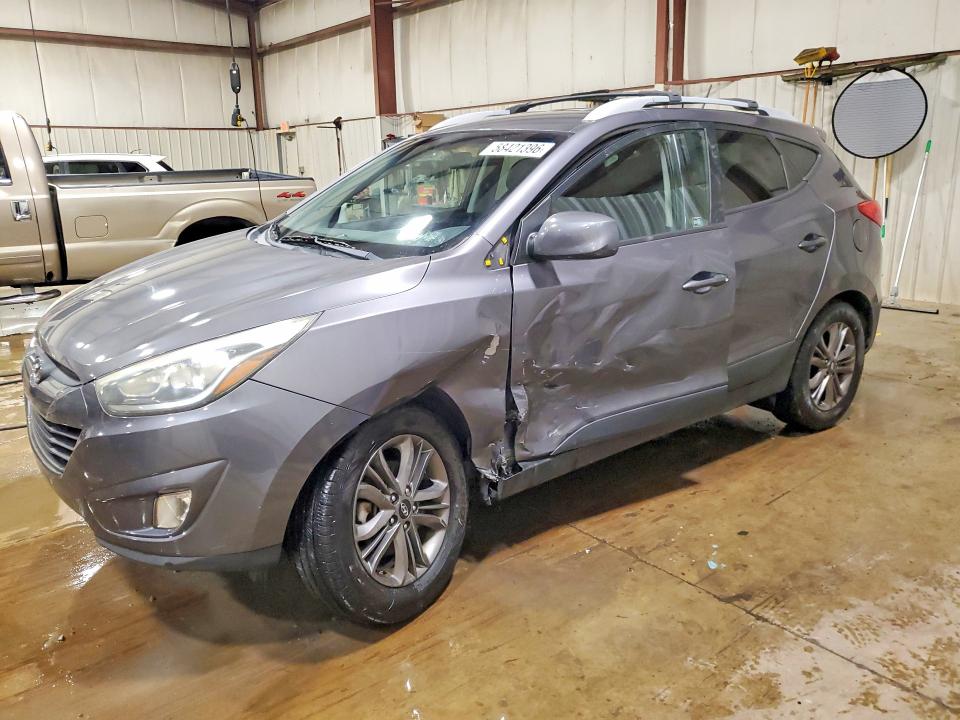 2014 Hyundai VIN KM8JUCAG8EU933100 COPART salvage auction — SIDE, Pa - Certificate Of Salvage, sold $2,100 on 2026-07-14 (photo 1)