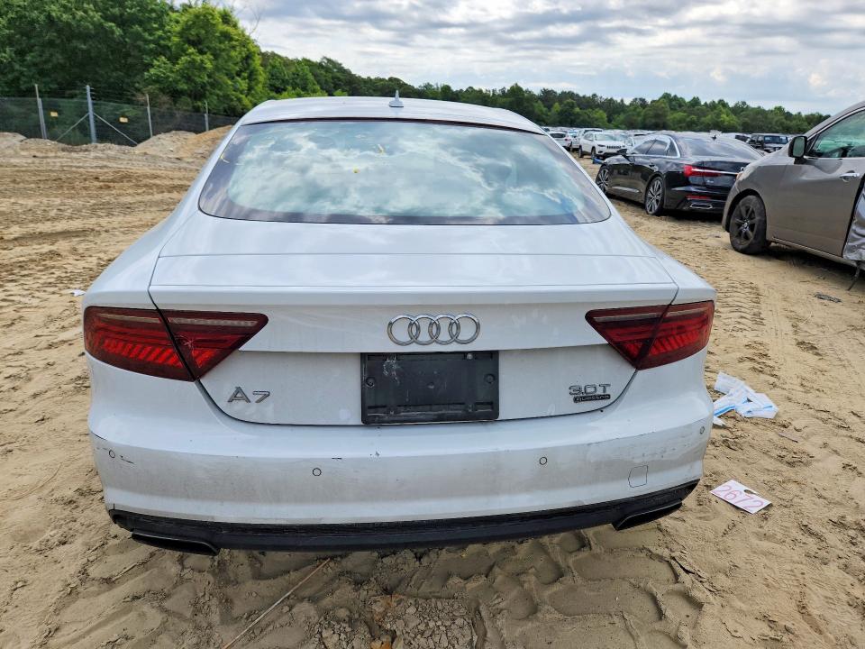 2017 Audi A7 VIN WAU22AFC7HN123865 COPART salvage auction — MECHANICAL, Md - Cert Of Salvage > 75% Damage, sold $2,100 on 2026-08-11 (photo 6)
