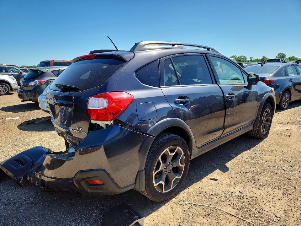 2013 Subaru Xv crosstrek VIN JF2GPACCXD1216834 COPART salvage auction — REAR END, Il - Salvage Certificate, sold $650 on 2026-07-09 (photo 3)