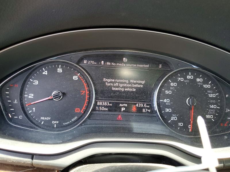 2019 Audi VIN WA1ANAFY7K2143876 COPART salvage auction — WATER/FLOOD, Co - Public - Salvage Title, sold $6,800 on 2026-07-16 (photo 9)