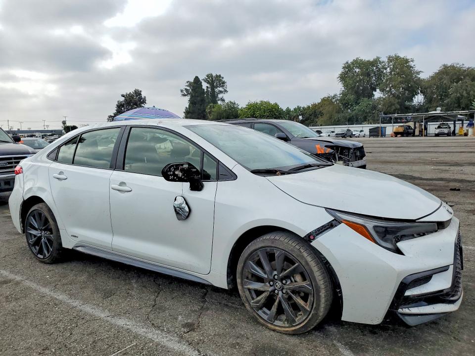 2025 Toyota VIN JTDBDMHE9S3021659 COPART salvage auction — FRONT END, CA - SALVAGE CERTIFICATE, sold $8,500 on 2026-07-31 (photo 4)