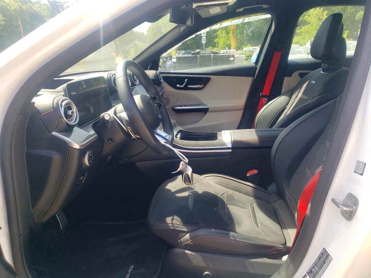 2025 Mercedes-benz C-klasse amg VIN W1KAF8HB3SR272523 COPART salvage auction — Front End, CA - CERTIFICATE OF TITLE, sold $31,500 on 2026-07-01 (photo 7)