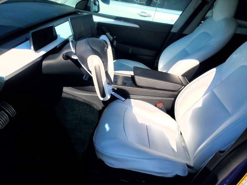 2022 Tesla Model y VIN 7SAYGDEF8NF565563 COPART salvage auction — FRONT END, Ca - Salvage Certificate, sold $10,600 on 2026-07-23 (photo 7)
