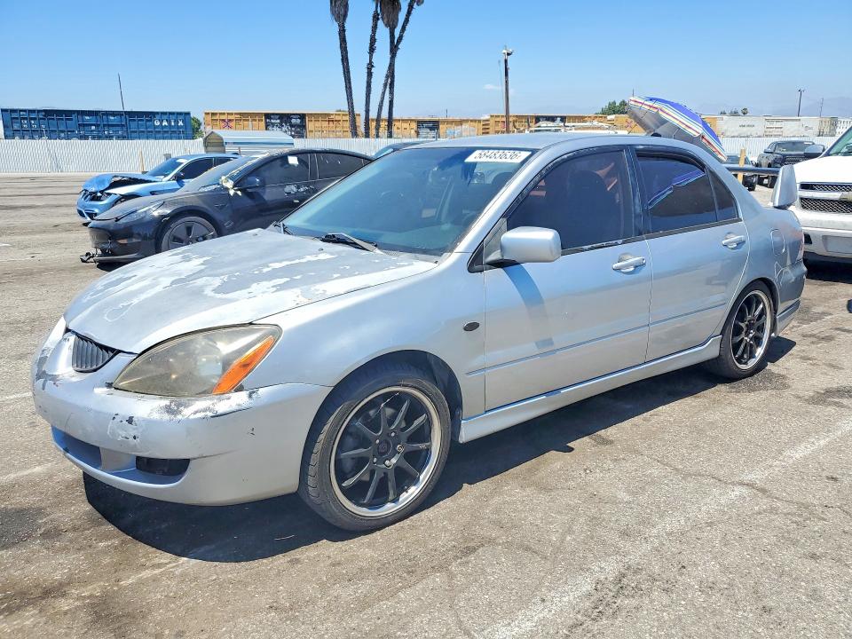 2004 Mitsubishi Lancer VIN JA3AJ66F84U046494 COPART salvage auction — VANDALISM, Ca - Salvage Certificate, sold $375 on 2026-07-24 (photo 1)