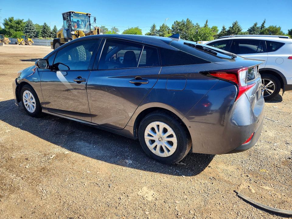 2019 Toyota Prius VIN JTDKARFU7K3089071 COPART salvage auction — FRONT END, Il - Salvage Certificate, sold $775 on 2026-07-28 (photo 2)