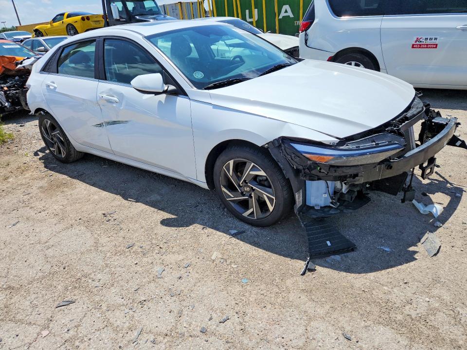 2024 Hyundai Elantra VIN KMHLS4DG7RU655649 COPART salvage auction — FRONT END, In - Cert Of Title-Salvage Title, sold $2,100 on 2026-07-24 (photo 4)