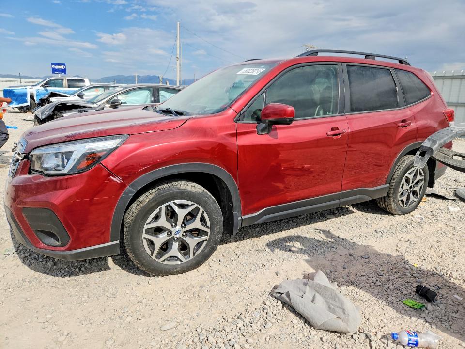 2020 Subaru Forester VIN JF2SKAJC7LH431072 COPART salvage auction — FRONT END, Ut - Cert Of Title-Rebuilt/Restored, sold $1,800 on 2026-07-24 (photo 1)