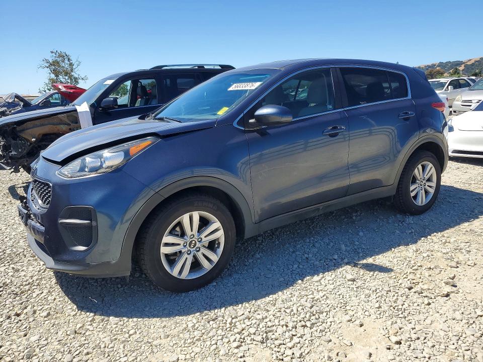 2017 Kia Sportage VIN KNDPM3AC1H7122382 — COPART salvage auction photo