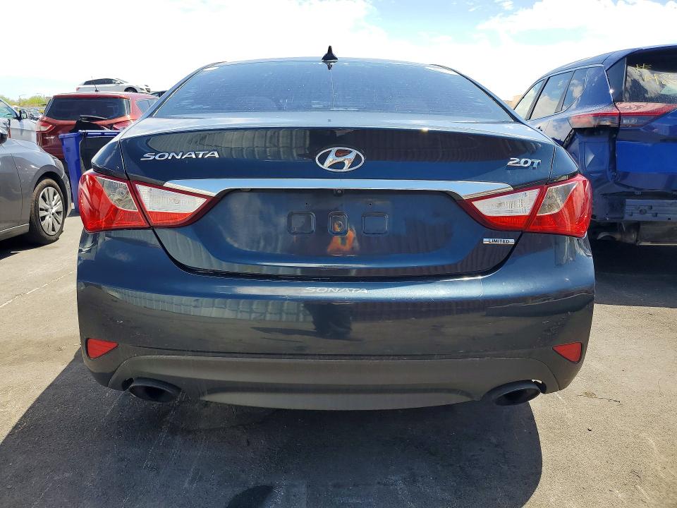 2014 Hyundai Sonata VIN 5NPEC4AB7EH895856 COPART salvage auction — FRONT END, Mt - Certificate Of Title, sold $375 on 2026-07-29 (photo 6)