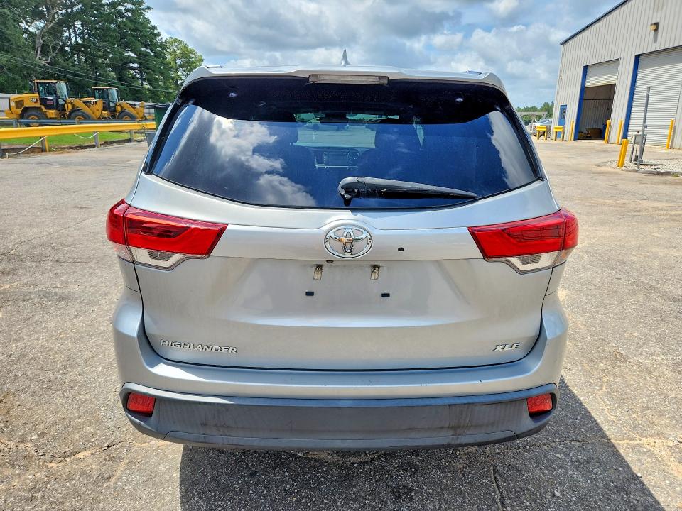 2019 Toyota Highlander VIN 5TDKZRFH4KS552410 COPART salvage auction — FRONT END, Al - Cert Of Title-Salvage Title (P), sold $10,500 on 2026-07-29 (photo 6)