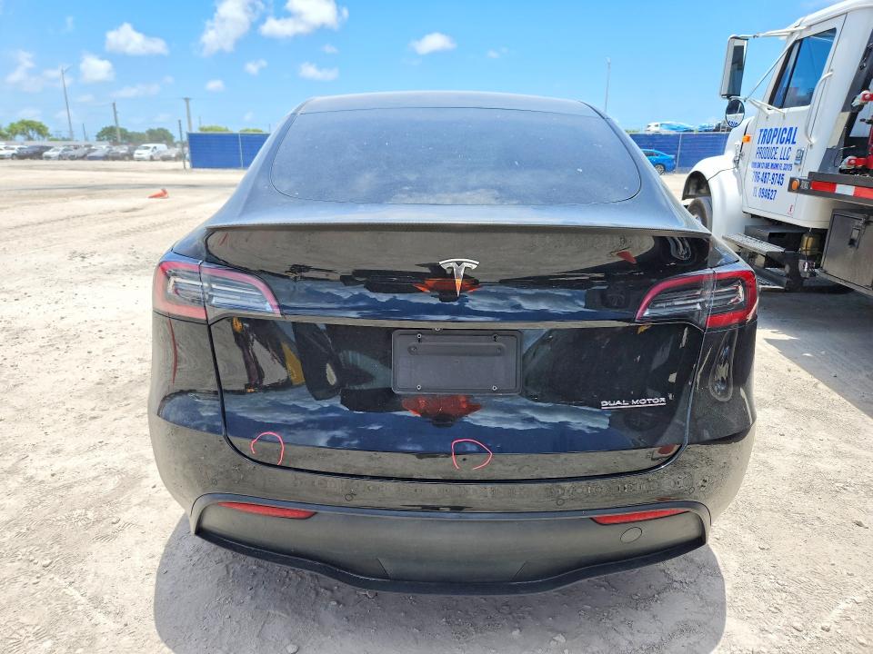 2020 Tesla Model y VIN 5YJYGDEF8LF027911 COPART salvage auction — FRONT END, Fl - Cert Of Title Slvg Rebuildable, sold $200 on 2026-07-29 (photo 6)
