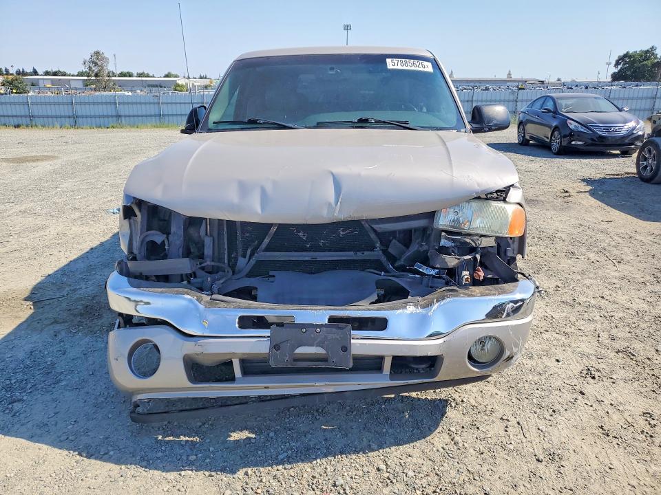 2005 Gmc SIERRA VIN 1GTEC19V95Z100666 COPART salvage auction — FRONT END, Ca - Salvage Certificate, sold $3,650 on 2026-07-09 (photo 5)