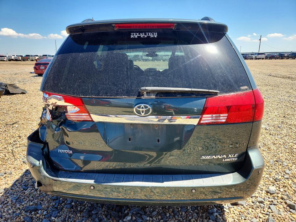 2004 Toyota Sienna VIN 5TDZA22C14S149298 COPART salvage auction — REAR END, TX - SALVAGE VEHICLE TITLE, sold $350 on 2026-07-21 (photo 6)