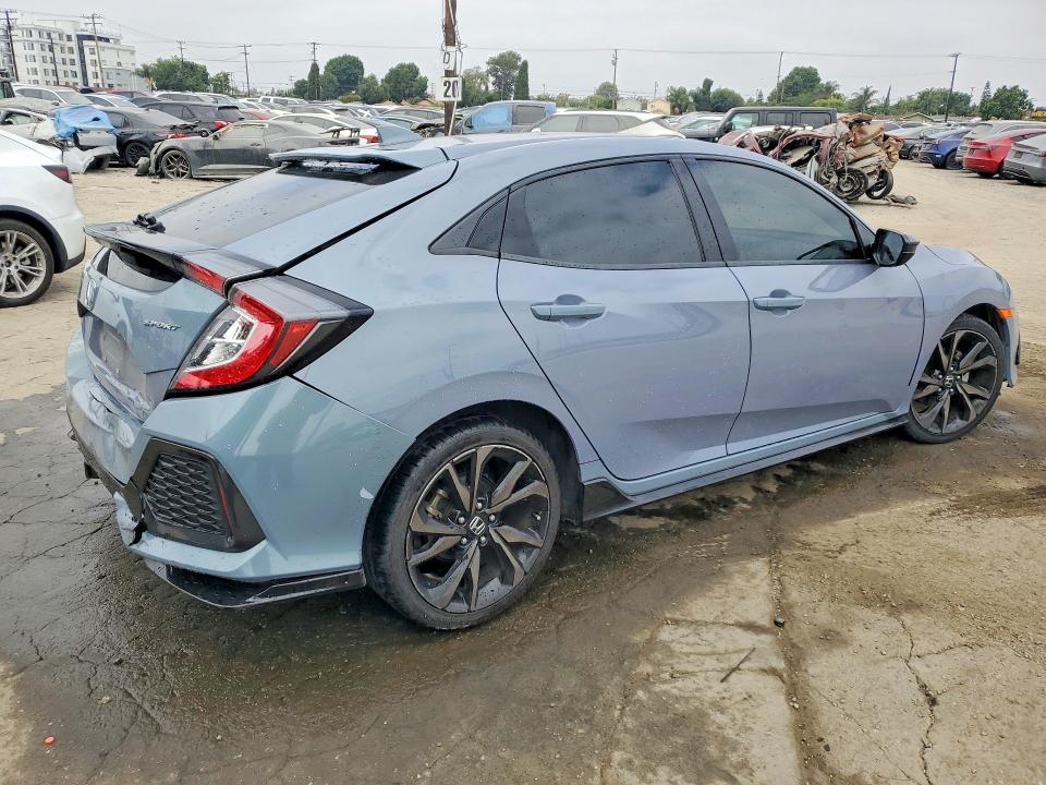 2019 Honda VIN SHHFK7H4XKU421800 COPART salvage auction — REAR END, Ca - Salvage Certificate, sold $2,600 on 2026-07-16 (photo 3)