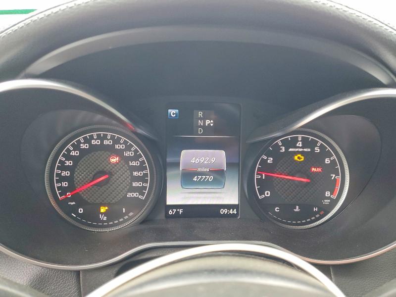 2018 Mercedes-benz C-klasse amg VIN WDDWJ8GB0JF709271 COPART salvage auction — FRONT END, Ny - Mv-907A Salvage Certificate, sold $18,900 on 2026-07-16 (photo 9)