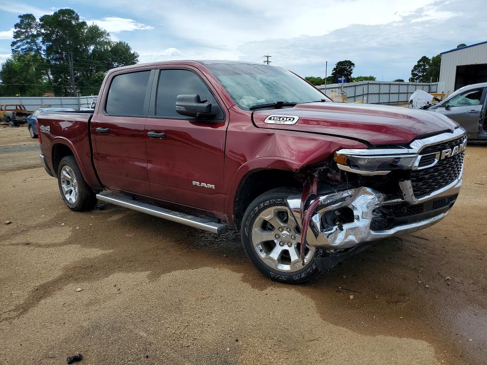 2025 Ram 1500 VIN 1C6SRFFP8SN527822 COPART salvage auction — FRONT END, Tx - Salvage Vehicle Title, sold $16,000 on 2026-07-27 (photo 4)