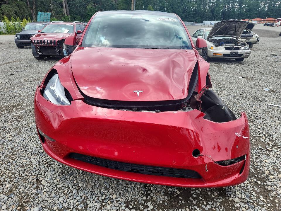 2020 Tesla Model y VIN 5YJYGDEE0LF050977 COPART salvage auction — FRONT END, Wa - Bill Of Sale, sold $7,100 on 2026-07-14 (photo 5)