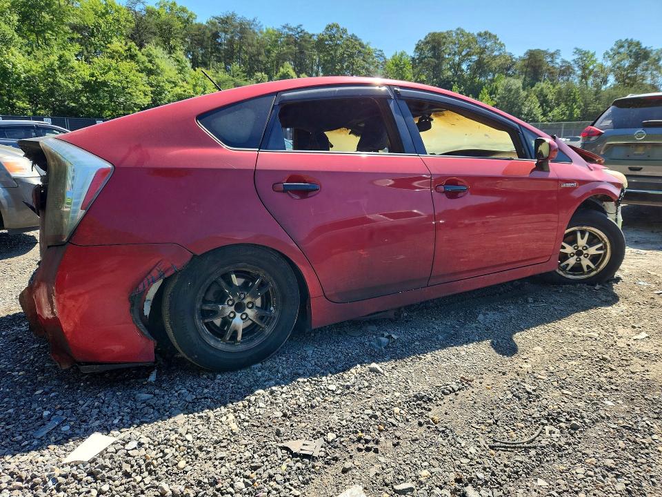 2010 Toyota Prius VIN JTDKN3DU0A0028892 COPART salvage auction — Burn Interior, Md - Cert Of Salvage > 75% Damage, sold $200 on 2026-07-10 (photo 3)